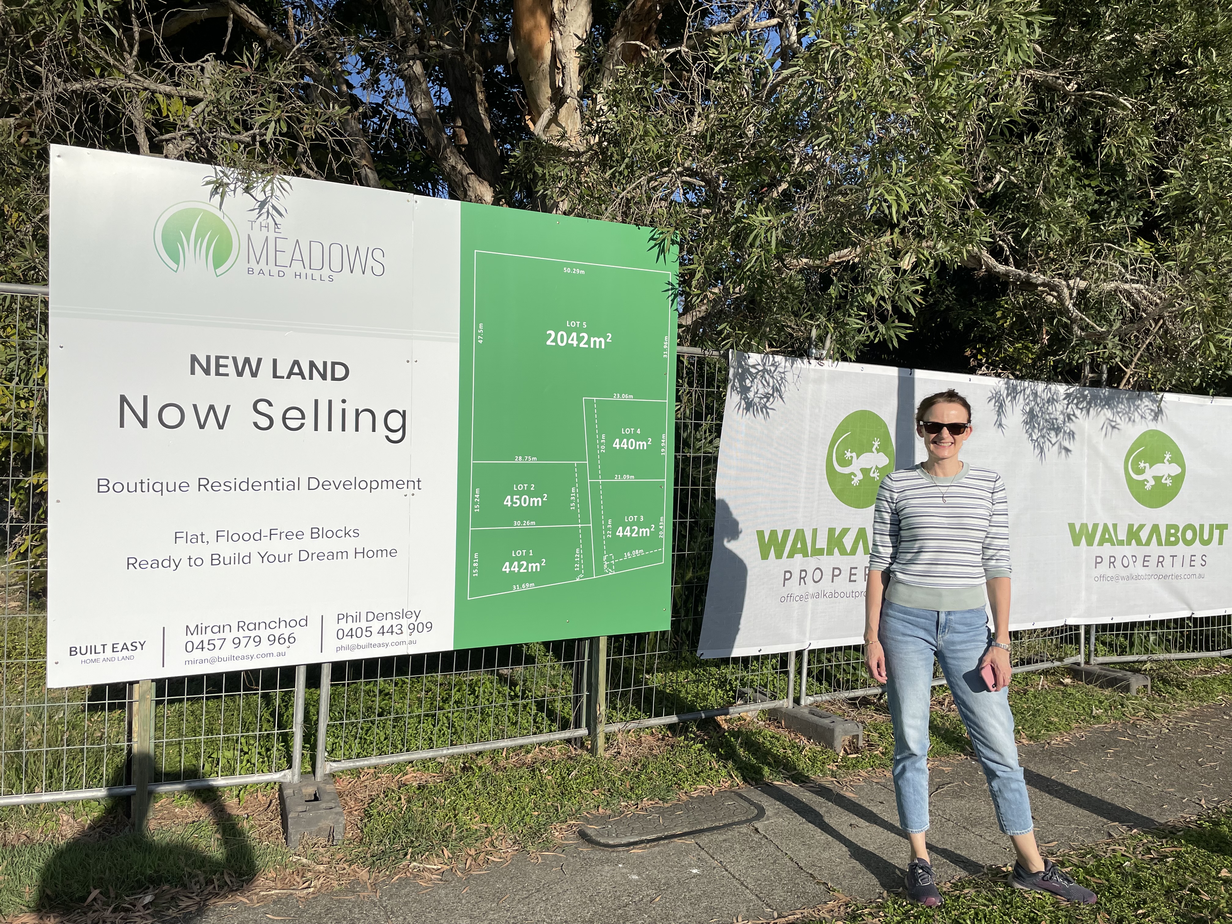 Maggie Smith onsite Kluver Street